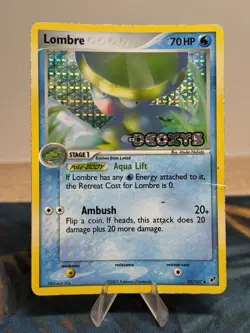 Lombre 33/107 Reverse Holo EX Deoxys Stamped Set Pokemon Card HP - Image 1