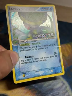 Lombre 33/107 Reverse Holo EX Deoxys Stamped Set Pokemon Card HP - Image 4
