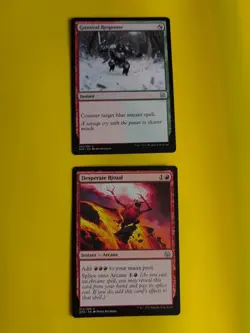 Desperate Ritual & Guttural Response. Duel Deck instant Magic the Gathering Card - Image 1