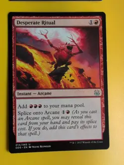Desperate Ritual & Guttural Response. Duel Deck instant Magic the Gathering Card - Image 2