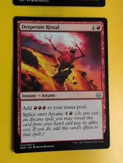 Desperate Ritual & Guttural Response. Duel Deck instant Magic the Gathering Card - Image 4