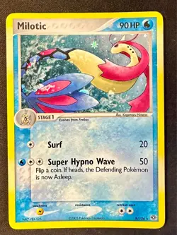 Milotic 8/106 2005 EX Emerald Pokemon Card TCG Nintendo Holo Rare - Lp/Mp - Image 1