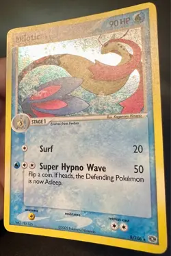 Milotic 8/106 2005 EX Emerald Pokemon Card TCG Nintendo Holo Rare - Lp/Mp - Image 3