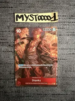 Carte One Piece Shanks OP06-007 SR Alternate Art English Card - Image 1