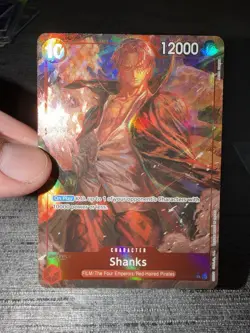 Carte One Piece Shanks OP06-007 SR Alternate Art English Card - Image 3