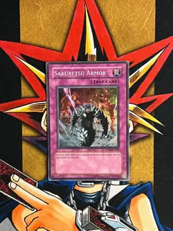 CP01-EN004 Sakuretsu Armor Super Rare Champion Pack 1 LP Yugioh Card - Image 1