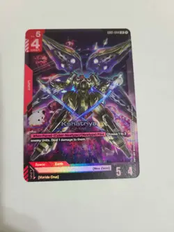 Kshatriya (GD01-044) - Newtype Rising #GD01-044 LR - NM Foil Gundam Card Game - Image 1