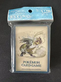 Pokemon Center Pikachu Adventure Zeraora CCG Card Sleeves 64ct 66x92mm - Image 1