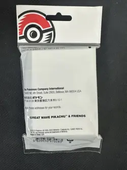 Pokemon Center Great Wave Pikachu & Friends Card Sleeves 65ct TCG - Image 2