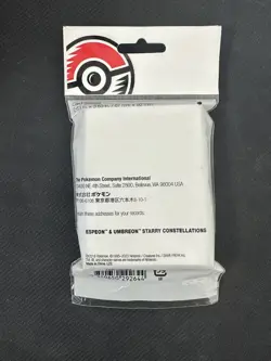 Pokemon Center Espeon & Umbreon Starry Constellations Card Sleeves 65ct - Image 2