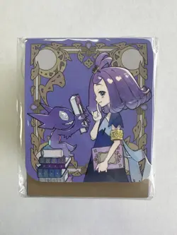 Pokemon Trainer Acerola Sableye Card Deck Box Storage Case Purple Anime - Image 1