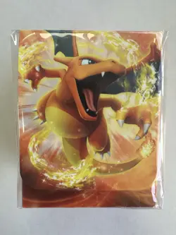 Pokemon Charizard CCG Deck Box Fire Theme Collectible Card Storage - Image 1