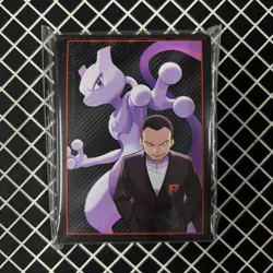 Giovanni & Mewtwo Pokemon Card Sleeves (64) - Image 1