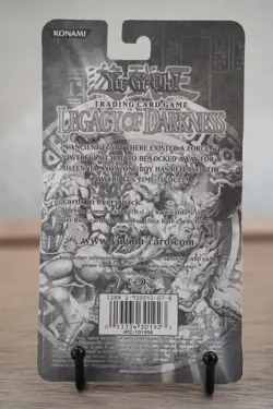2002 Yugioh LOD 1st Edition Legacy of Darkness Blister Pack Sealed TCG - Image 2