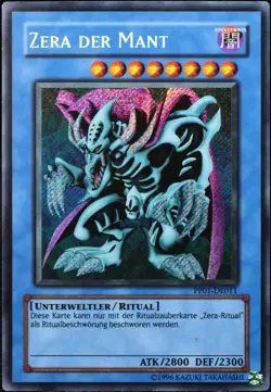 Yu-Gi-Oh! Zera Der Mant PP01-DE011 Secret Rare [PL] Premium Pack 1 | DE 2007 - Image 1