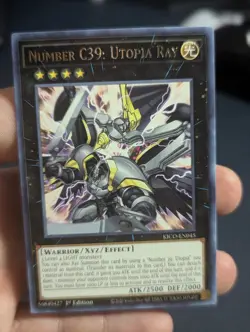 Yugioh! Number C39: Utopia Ray - KICO-EN045 - Rare - 1st Edition Near Mint, Engl - Image 1