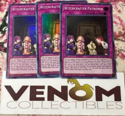 3x (M/NM) - Witchcrafter Patronus - ETCO-EN077 - Super Rare - 1st Edition YuGiOh - Image 1