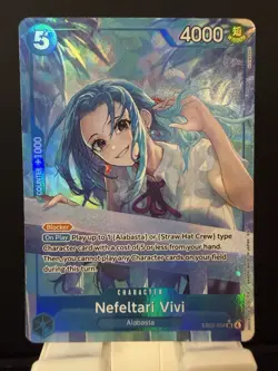 One Piece TCG Nefeltari Vivi Alt Art EB03-024 SR Heroines Edition English NM - Image 1