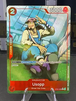 Usopp ALT ART One Piece Starter Deck Gear 5 ST-21 English - Image 1