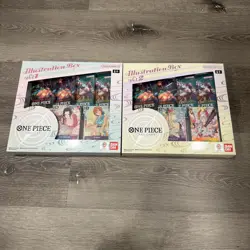 2025 Bandai OP One Piece Illustration Box Vol 1 And 2 Bundle, New - Image 1