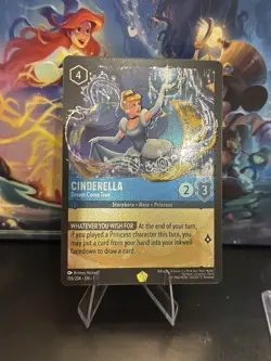 Cinderella Dream Come True (1 Card) 155/204 Whispers in the Well Disney Lorcana - Image 1