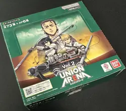 Bandai Namco Attack on Titan Vol. 2 Union Arena Trading Card Game Box - Image 1