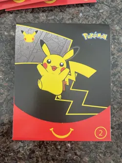 2021 McDonald's 25th anniversary pokemon card pack sealed (set promo card) MINT - Image 3