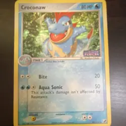 Pokemon Croconaw 80 HP Stage 1 Unseen Forces Nintendo 38/115 2005 TCG Card - Image 1