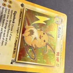 Pokemon Raichu Fossil 1st Edition Holo Rare 14/62 The Pokemon Company Card - Image 4