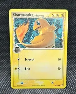 Charmander (Delta Species) Common Crystal Guardians 49/100 Pokemon Card - Image 1