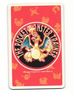 Charmander No. 004 Ace Of Clubs Pocket Monster Poker Card Pokemon Japanese LP - Image 2