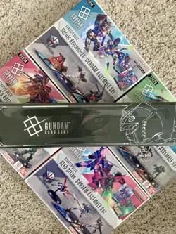 Gundam Card Game TCG First Combat EVX-01 Accessory Card Set 01 Eng NEW Sealed - Image 3
