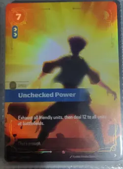 Unchecked Power League Of Legends Riftbound Origins Trading Card Game - Image 1
