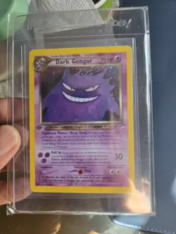 Pokemon Cards: Neo Destiny 1st Edition Rare Holo: Dark Gengar 6/105 CLEAN - Image 1