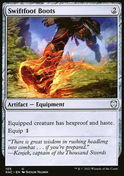 Swiftfoot Boots - Kaldheim Commander | MTG Card - Image 3