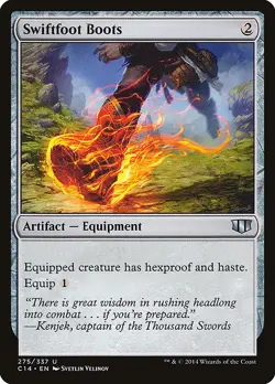 Swiftfoot Boots - Commander 2014 | MTG Card - Image 1