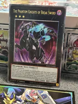 The Phantom Knights of Break Sword Quarter Century Secret Rare Card RA02- NM - Image 2