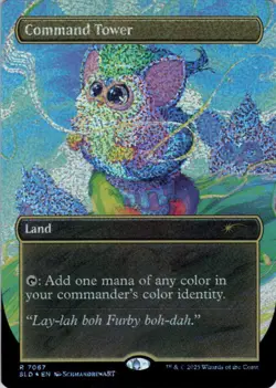 Command Tower (Confetti Foil) - Secret Lair Furby - 7067 - NM Foil - Image 2