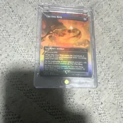 Magic: The Gathering The One Ring Foil Promo Legendary Artifact Rare 2023 - Image 1
