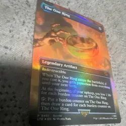 Magic: The Gathering The One Ring Foil Promo Legendary Artifact Rare 2023 - Image 3