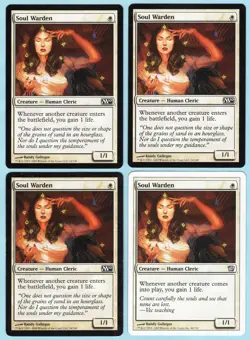 Soul Warden x4 4x Various Sets PLAYSET White Creature MTG LP AZ3 - Image 1