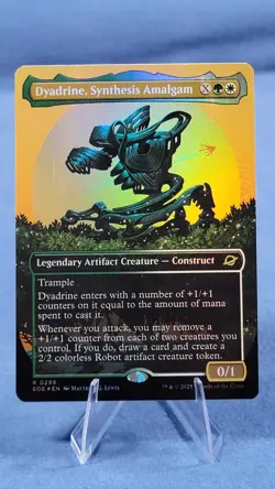 Dyadrine, Synthesis Amalgam Borderless Foil - EOE 0298 - NM To LP - MTG Magic - Image 2
