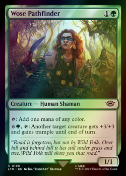 MTG Wose Pathfinder Foil ** The Lord of the Rings ** English (NM) - Image 1