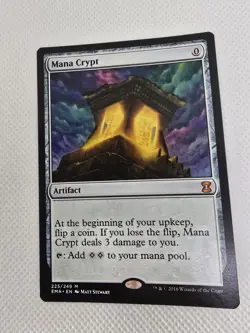 Wizards Mana Crypt Eternal Masters Mythic Artifact Colorless Regular 225 - Image 1