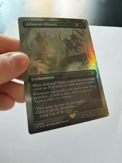 MTG Arboreal Alliance (Borderless) the Lord of the Rings Foil Near Mint - Image 1