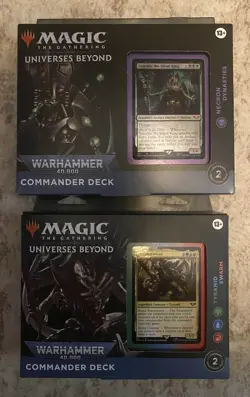 Necron Dynasties + Tyranid Swarm Mtg Commander Decks Factory Sealed - Image 1