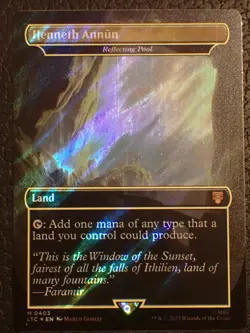 SURGE FOIL Reflecting Pool - Henneth Annun mtg Tales of Middle-earth LTC NM-/LP+ - Image 1