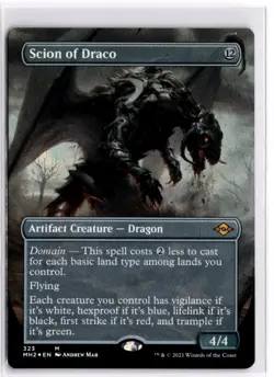 Scion Borderless Foil of Draco Modern Horizons 2 LP x1 MTG Magic: the Gathering - Image 1