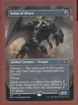 Scion of Draco Borderless Mythic LP Modern Horizons 2 MH2 Magic the Gathering - Image 1