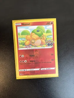 POKEMON NUMEL 013/078 PEELABLE DITTO REVERSE HOLOFOIL POKEMON GO NM CARD - Image 4